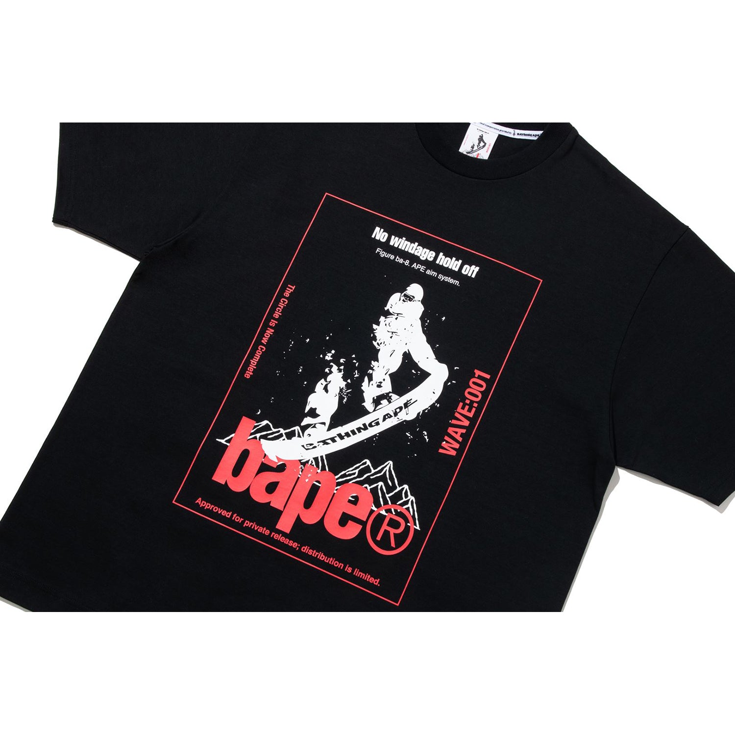 BAPE BY KAZUKI KURAISHI SKATE RELAXED FIT TEE MENS - Image 5