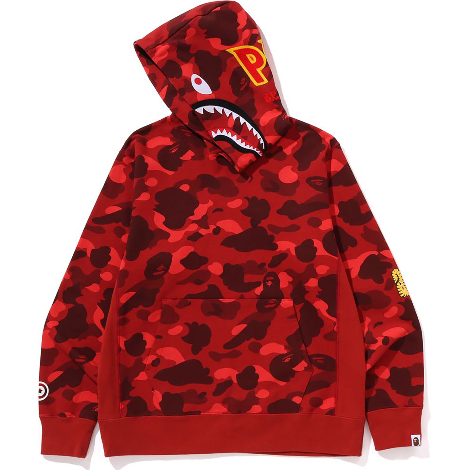 Alternative view of COLOR CAMO 2ND SHARK PULLOVER HOODIE MENS