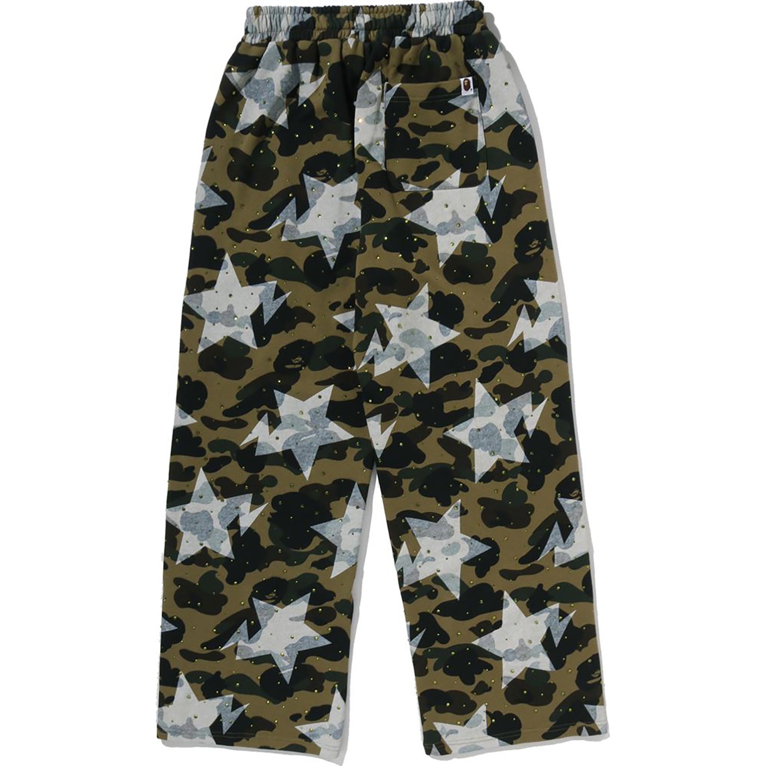 Alternative view of STA OVER PRINT 1ST CAMO CRYSTAL STONE SWEAT PANTS LADIES