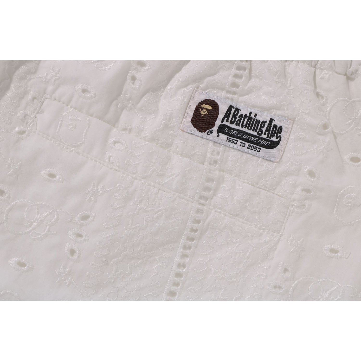 EMBROIDERY RELAXED FIT SHORTS MENS - Image 3