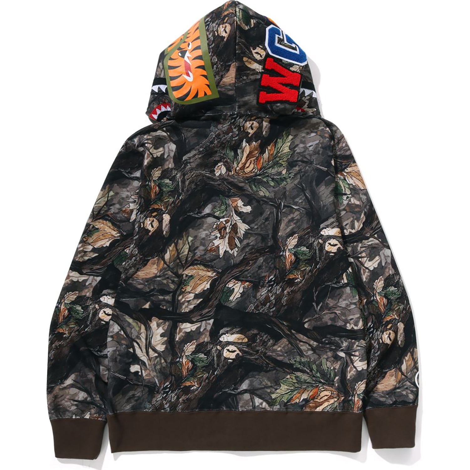 TREE EDGE CAMO SHARK FULL ZIP HOODIE MENS - Image 6